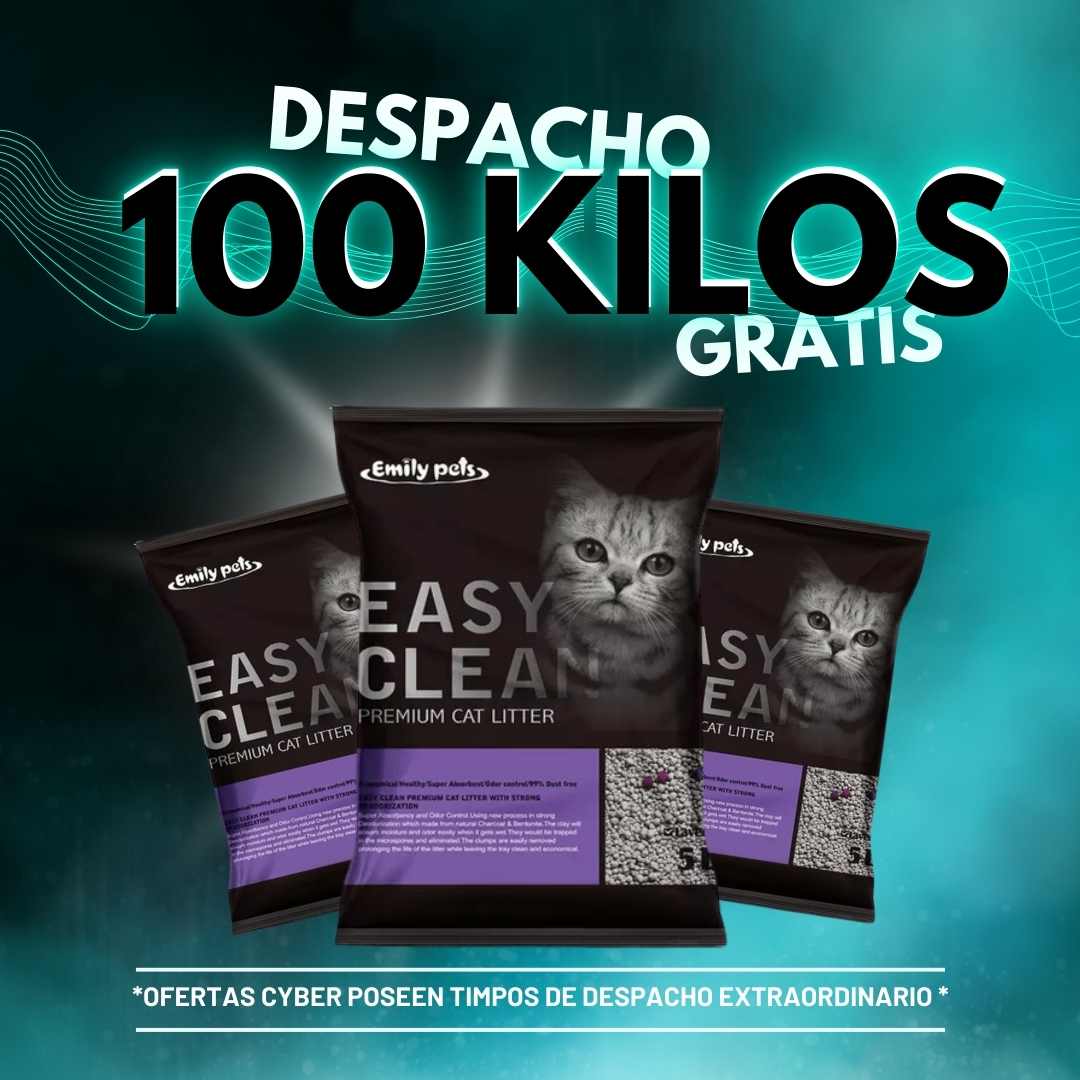 100 Kilos Arena Easy Clean + Despacho Gratis - Mimadogs Latam