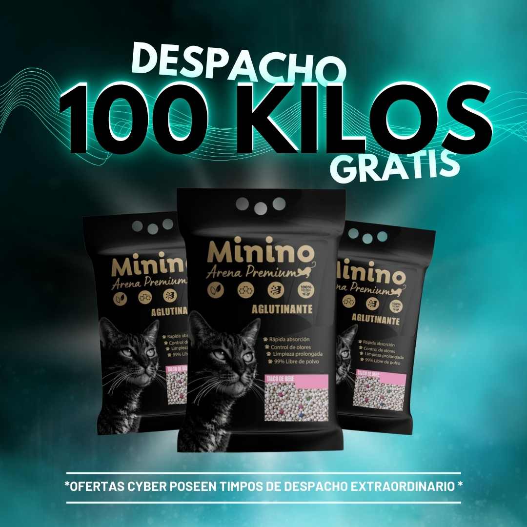 100 Kilos Arena Minino Premium - Mimadogs Latam