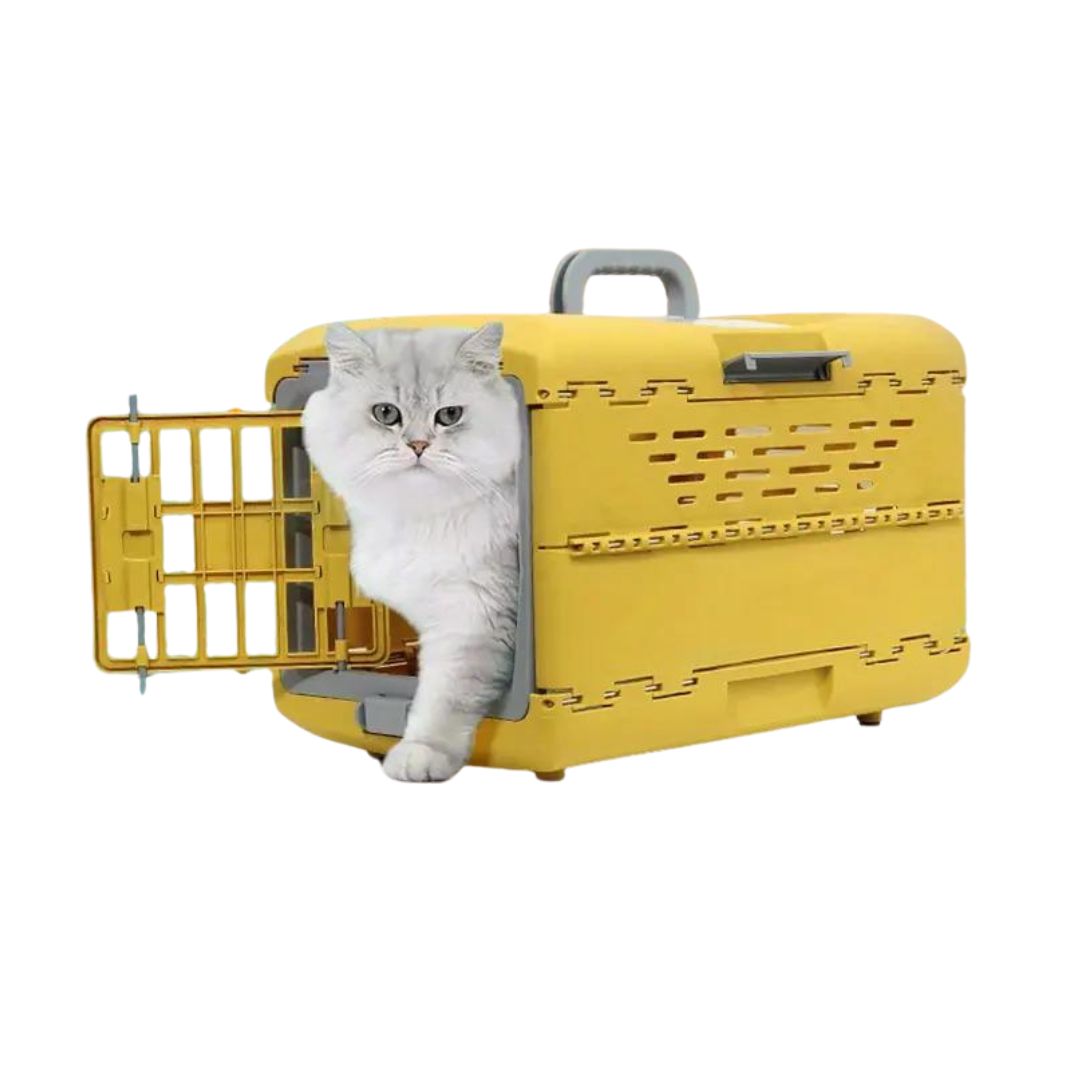 Transportadora Plegable para Gatos y Mascotas Pequeñas