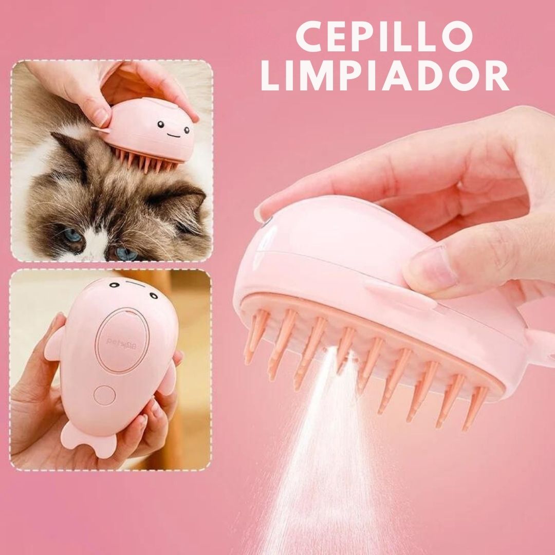 Cepillo con Vaporizador para Gatos