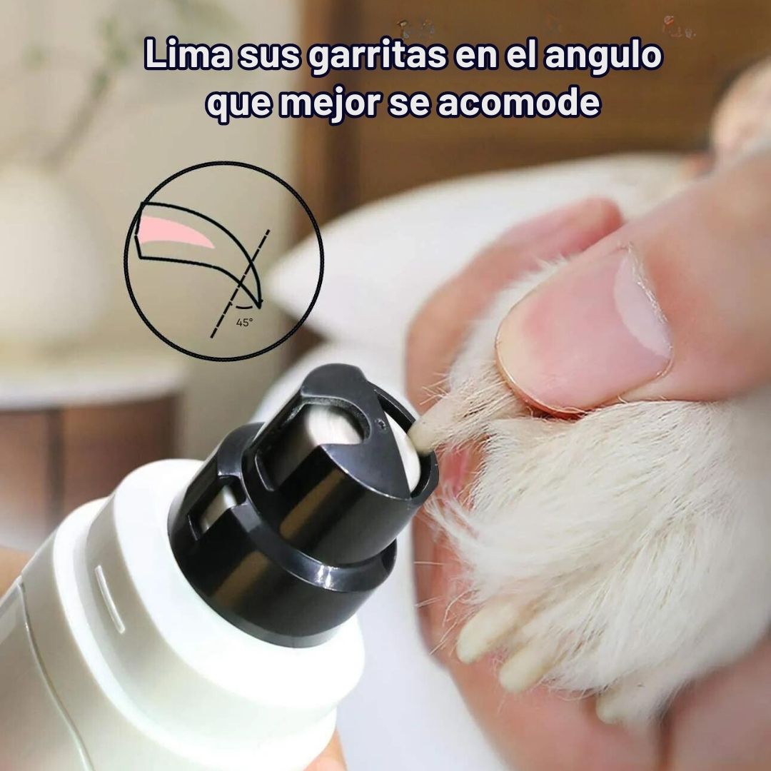 Limador de Uñas Recargable para Mascotas