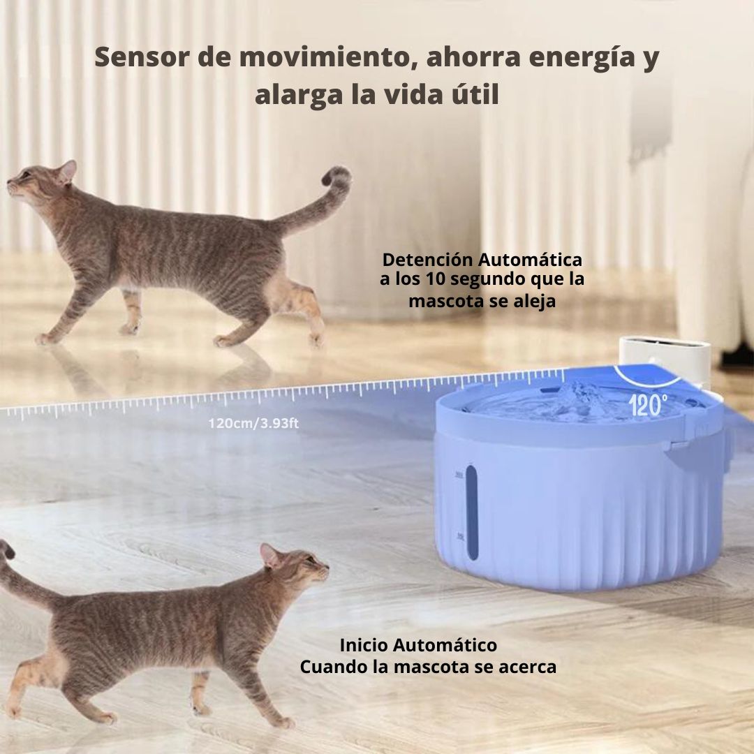 Fuente de Agua con Sensor de Movimiento